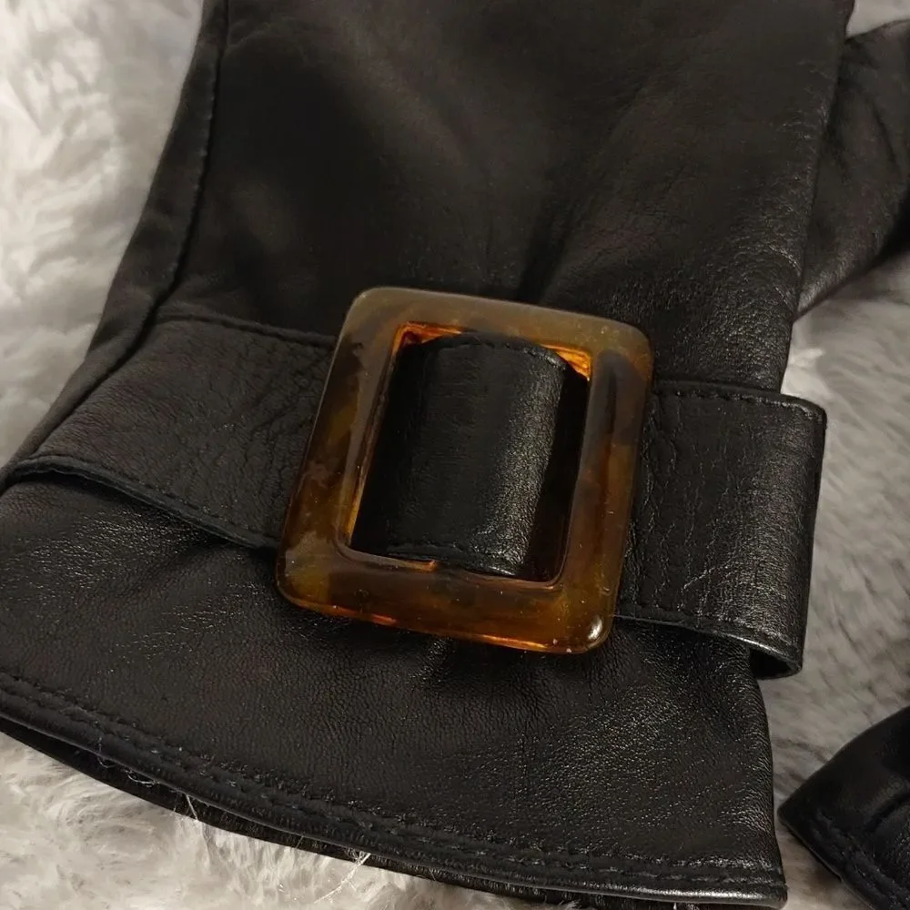 Charter Club Women's Leather Gloves